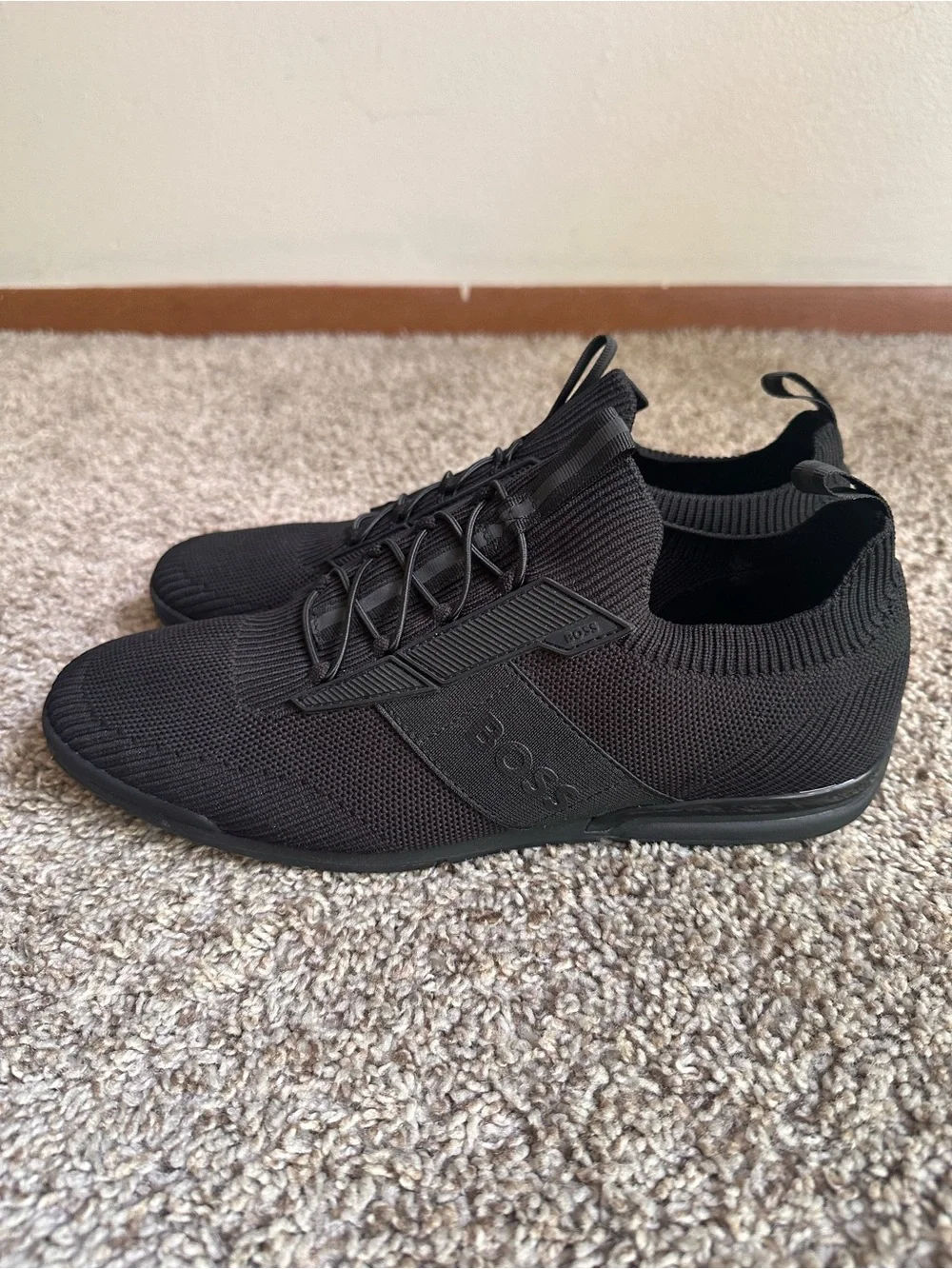 BOSS Saturn Men’s black sneakers